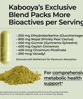 Premium Berberine Nopal metabolism support capsule formula