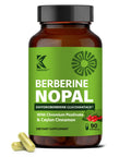 Berberine Nopal supplement bottle for blood sugar and metabolism support